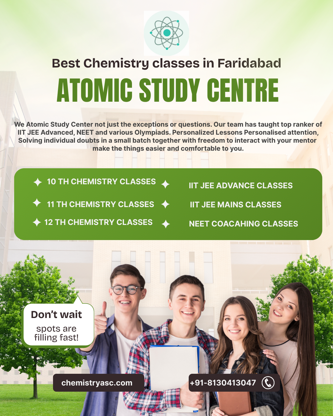 Atomic Study Canter Faridabad